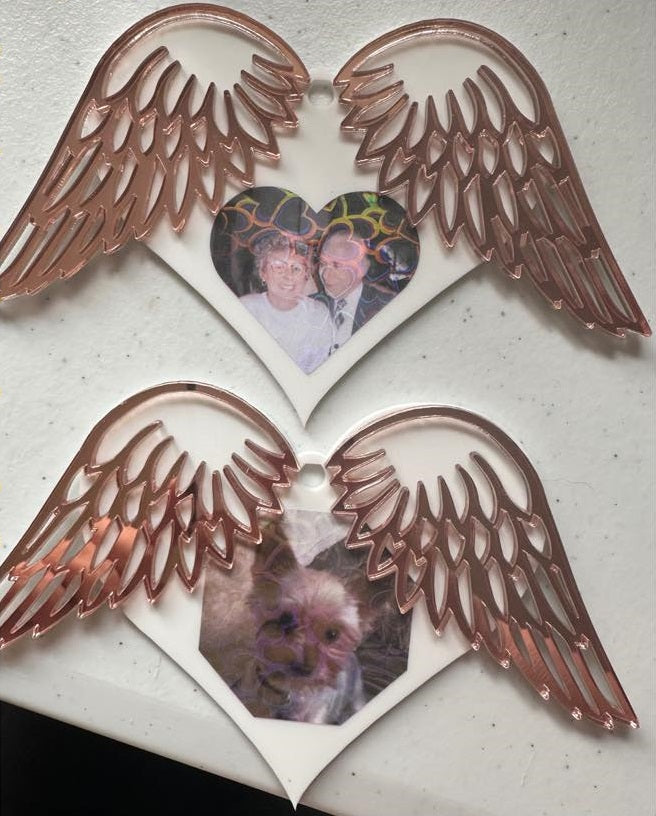 Image angel winged heart.