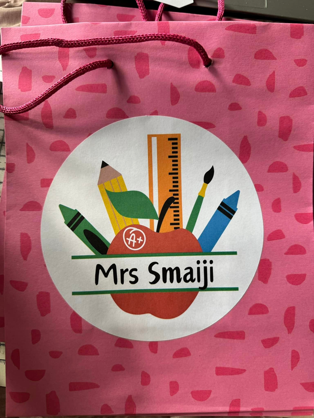 Teachers gift sticker