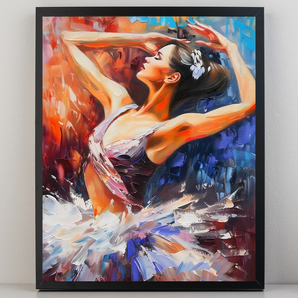 Ballet Colour Splash A3 Print