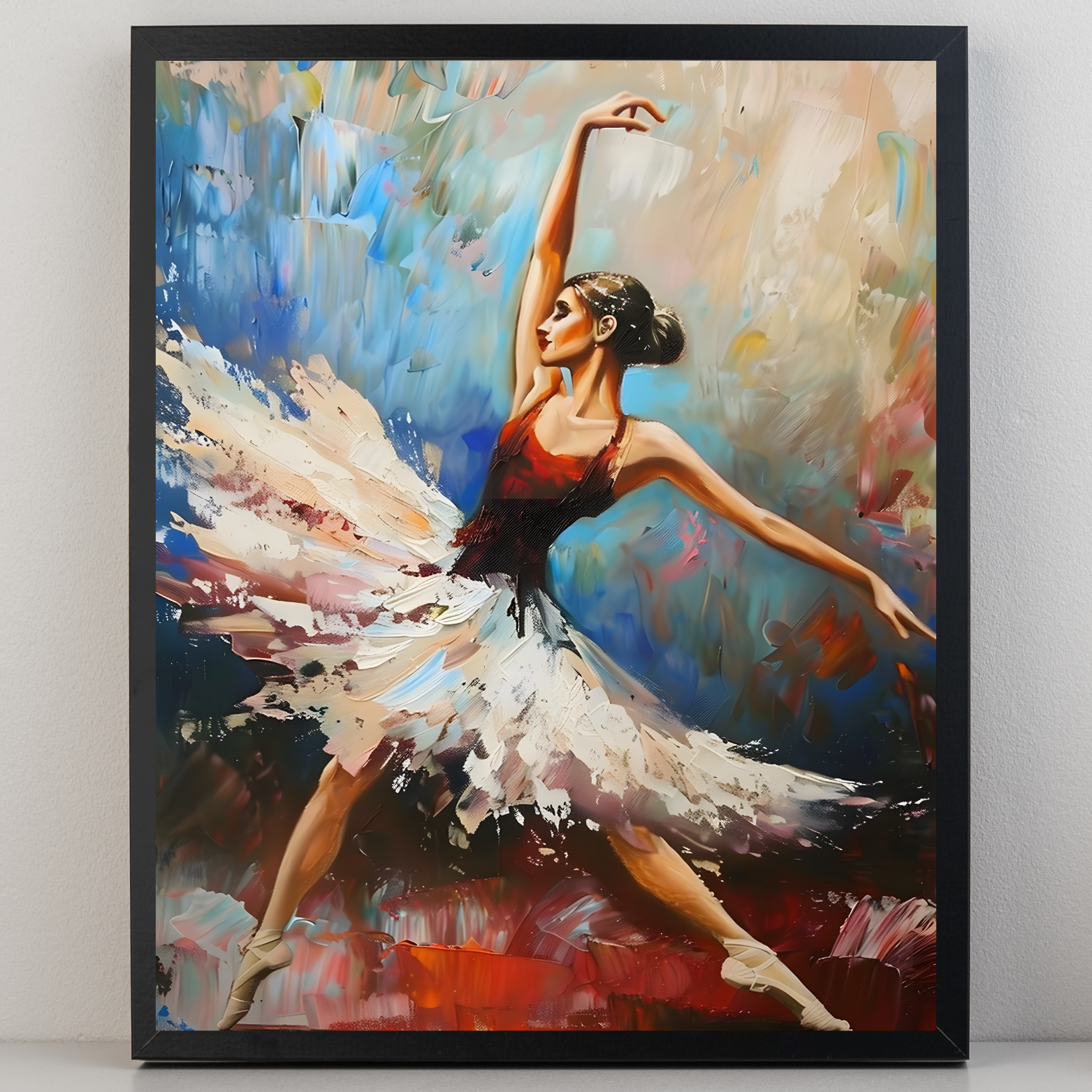 Ballet Colour Splash A3 Print