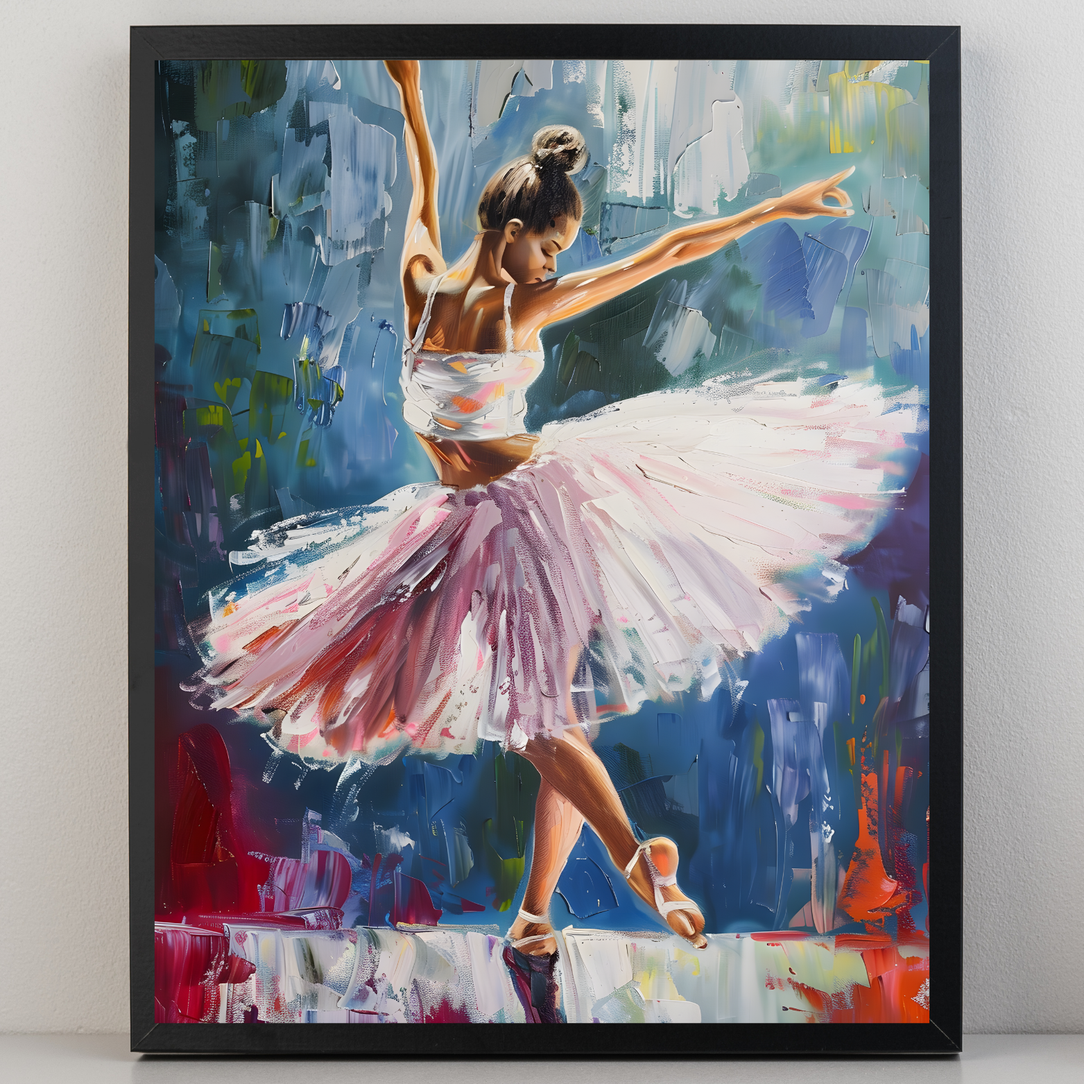 Ballet Colour Splash A3 Print