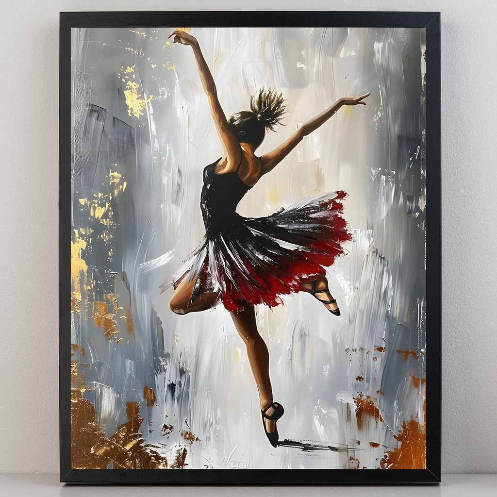Ballet Colour Splash A3 Print