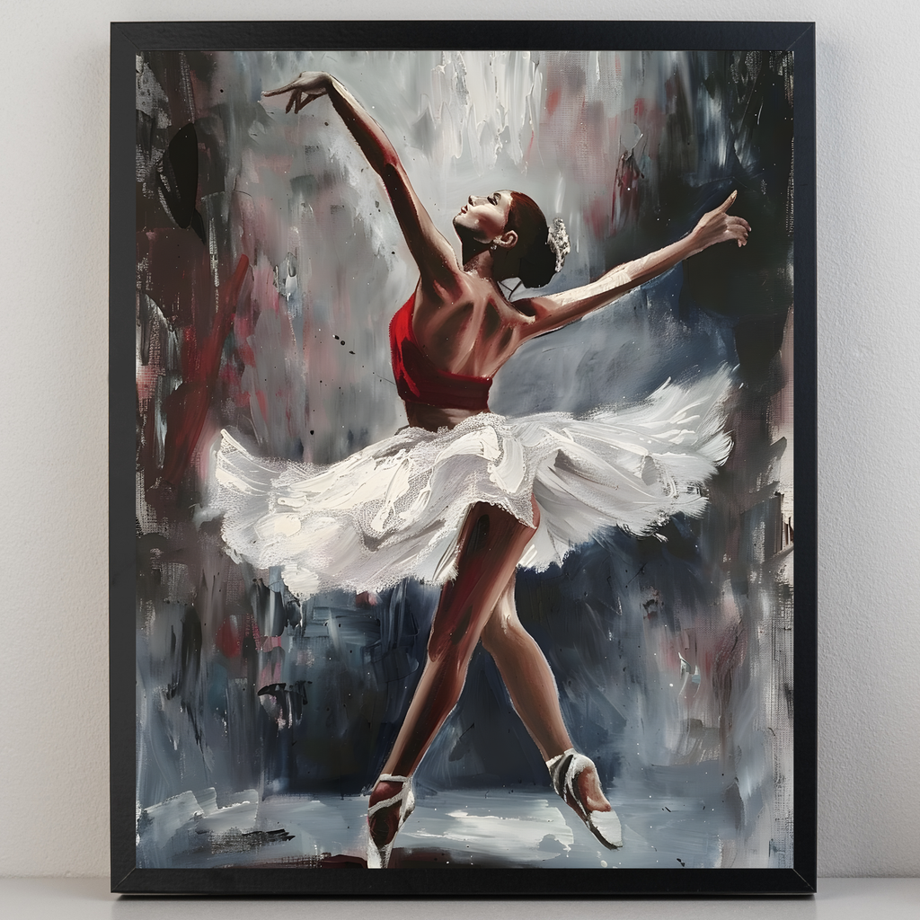 Ballet Colour Splash A3 Print