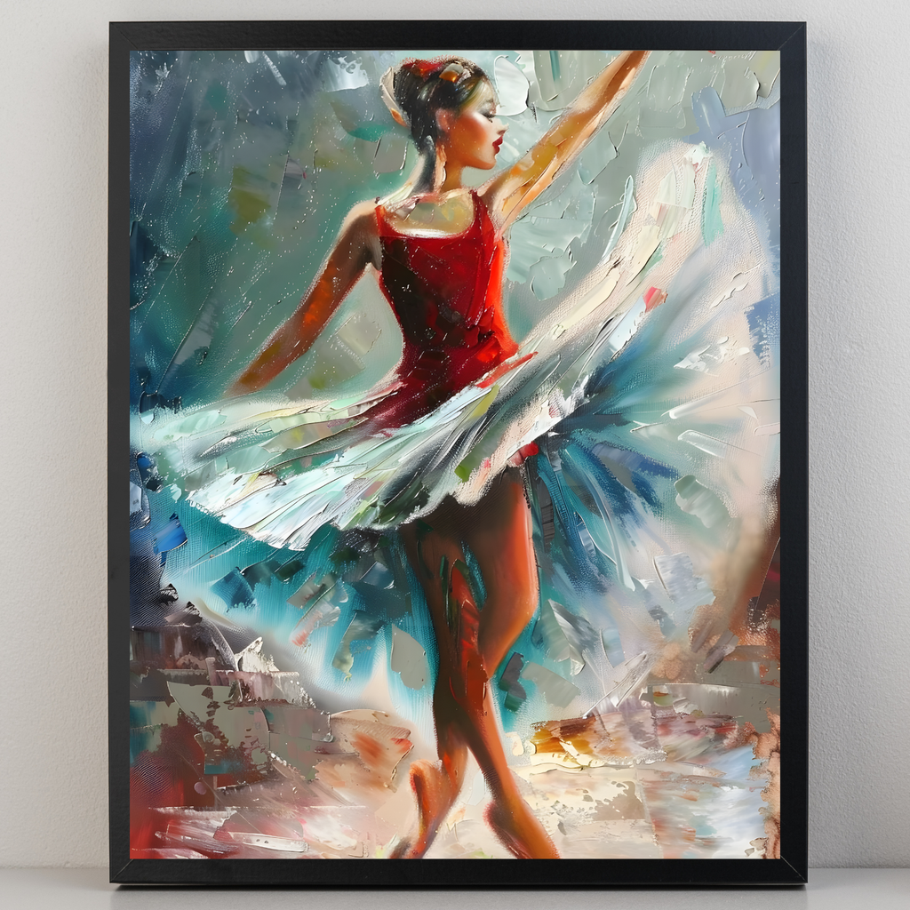 Ballet Colour Splash A3 Print