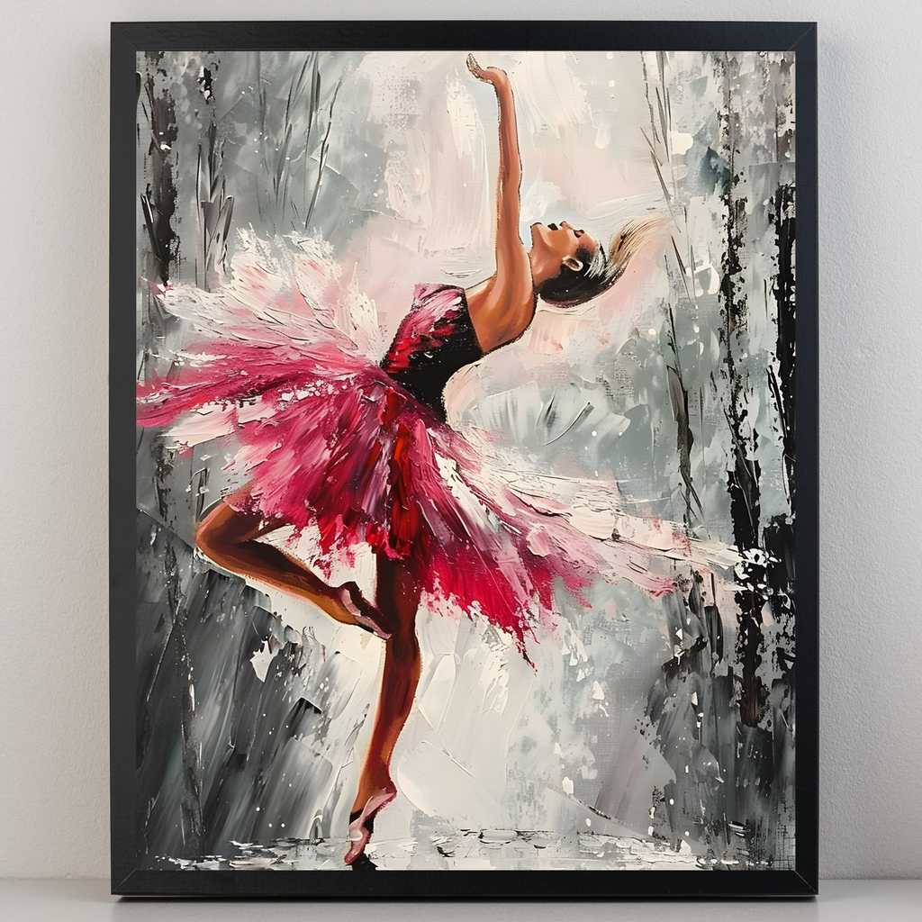 Ballet Colour Splash A3 Print