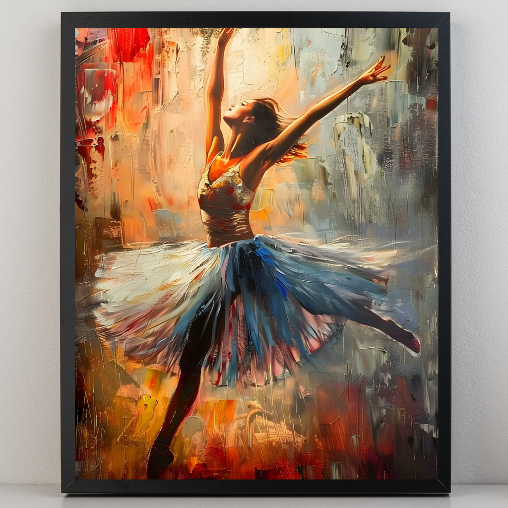Ballet Colour Splash A3 Print