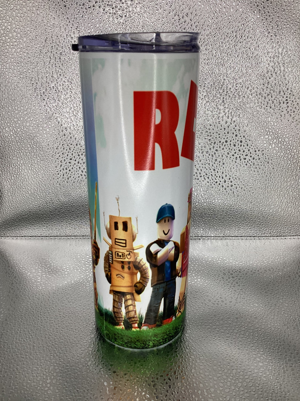 Roblox glow in dark tumbler