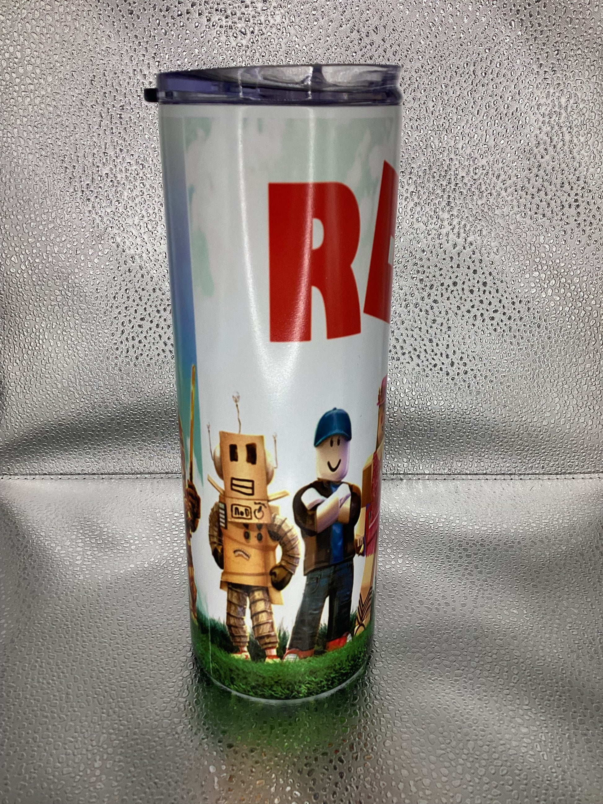 Roblox glow in dark tumbler