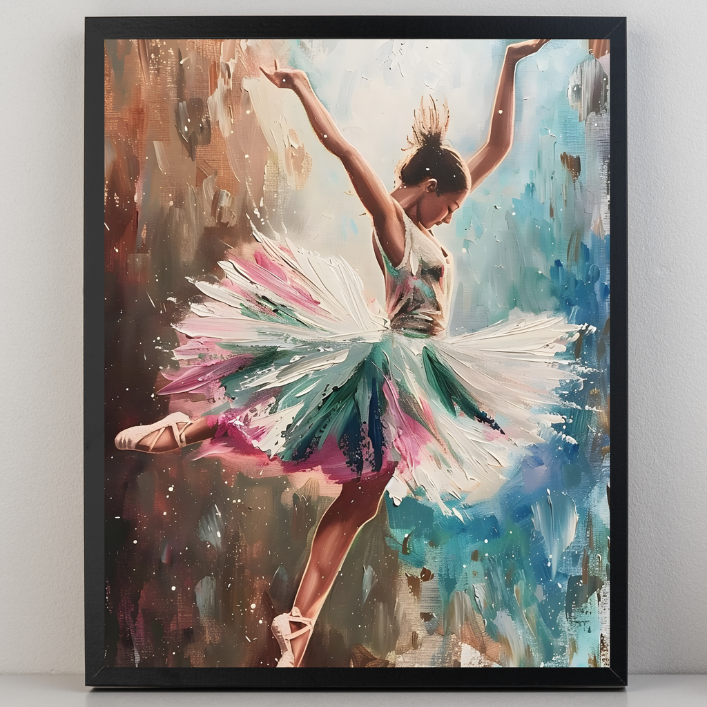 Ballet Colour Splash A3 Print