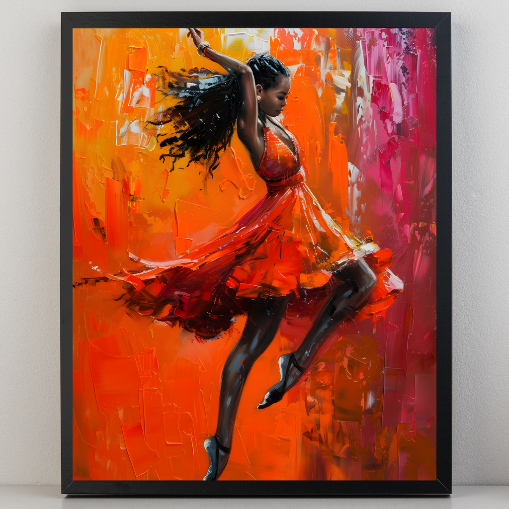 Ballet Colour Splash A3 Print