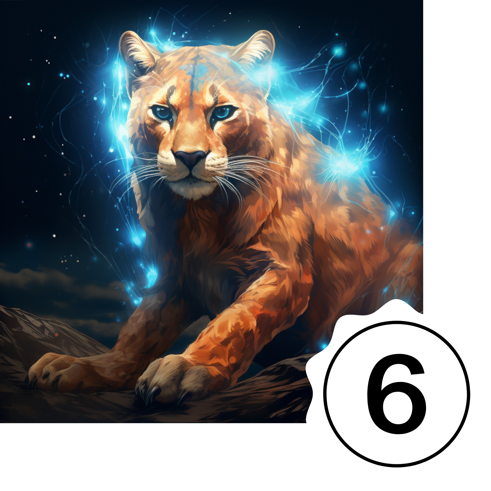 Unframed A3 Big Cat Prints – (29.7 x 42 cm)