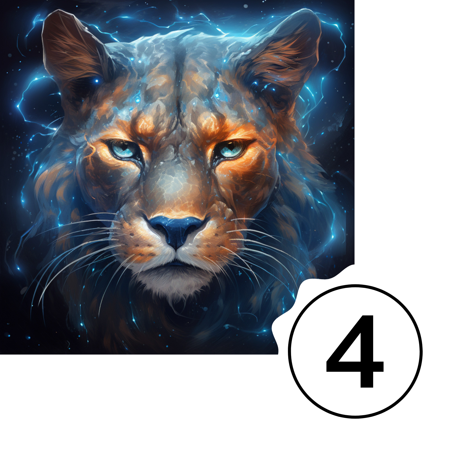Unframed A3 Big Cat Prints – (29.7 x 42 cm)