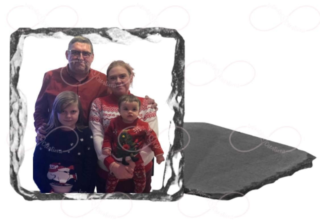 Photo slate squares