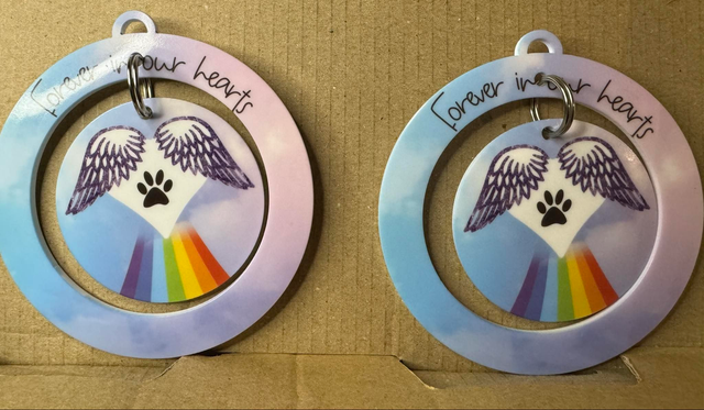 Forever in out hearts pet hanger