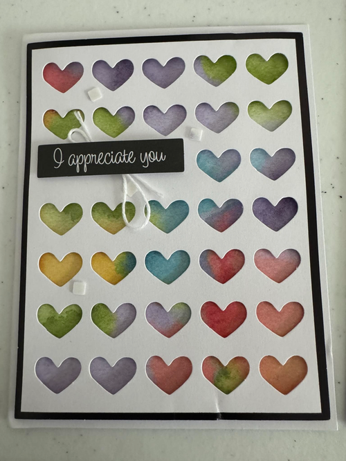 'I appreciate you' Card