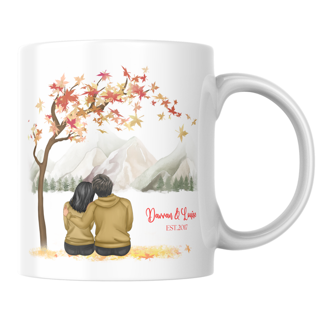 Couples nature mug