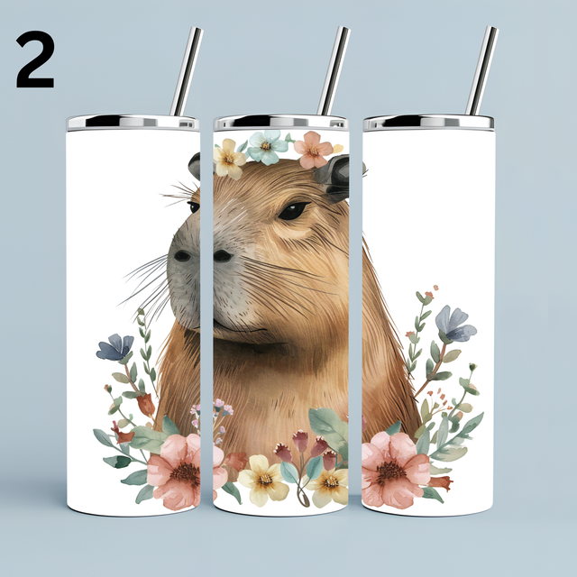 Floral Capybaras
