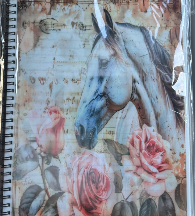 Horse art A4 Notebook