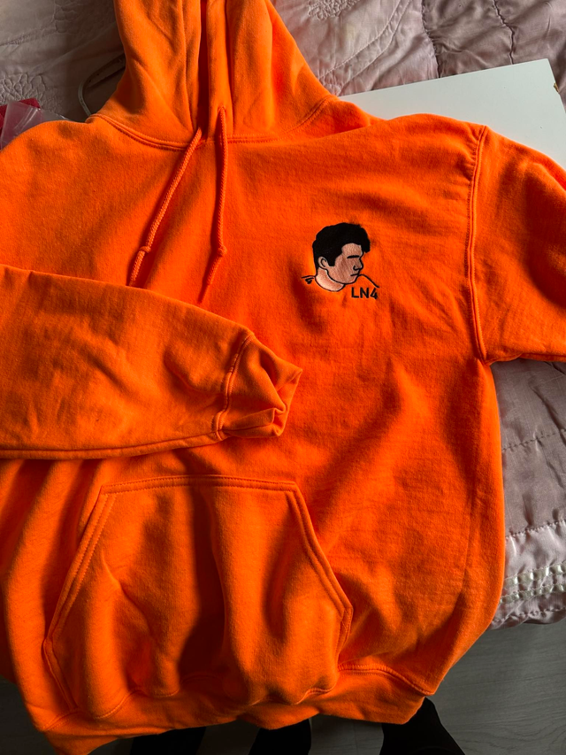 LN4 embroidered hoodie