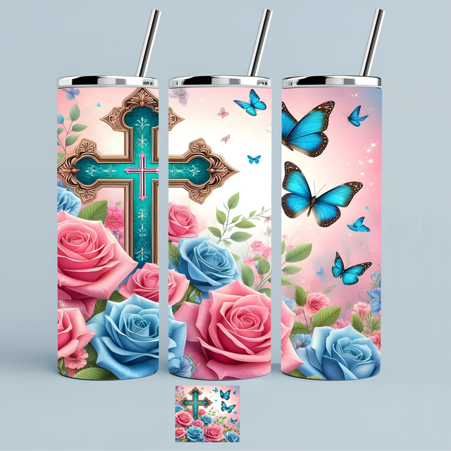 Cross & Roses
