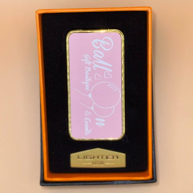 Logo usb chargeable lighter